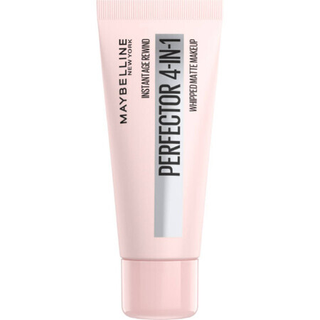 Maybelline New York Perfezionatore Istantaneo Trucco Opacizzante 4in1, 00 Fair 30 ml