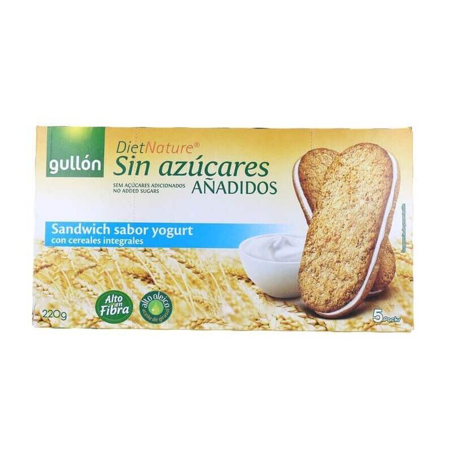 Biscotti per tramezzini con crema allo yogurt, 220 g, Gullon