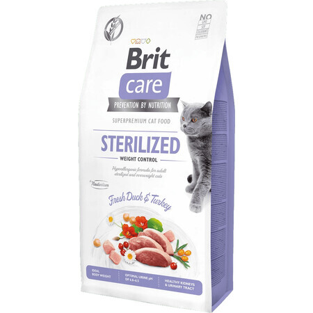 Brit Granules Cat Grain-Free Sterilised Weight Control 7 kg