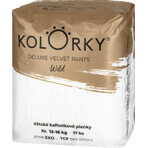 Kolorky Deluxe Deluxe Velvet Pants Wild XL Eco Disposable Pants, 12-16kg - 17 pieces