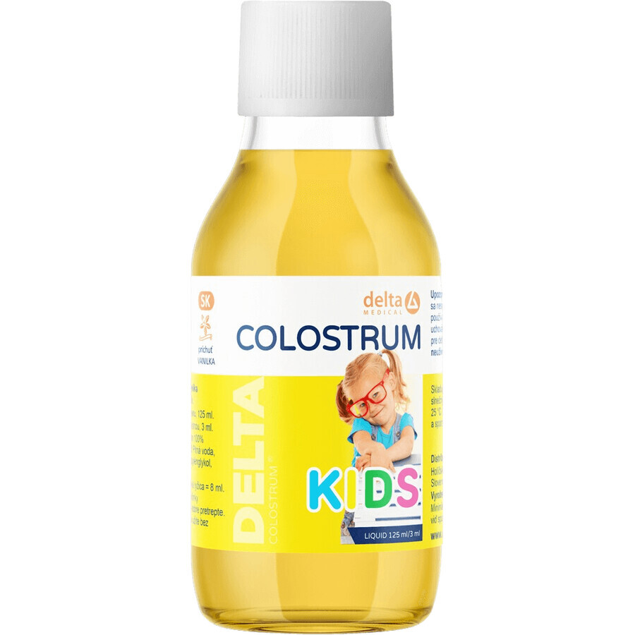 Delta Colostrum Kids, aroma di vaniglia 125 ml