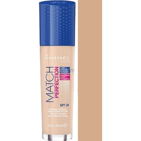 Rimmel London Match Perfection Foundation SPF20 make-up 201 Classic Beige 30 ml