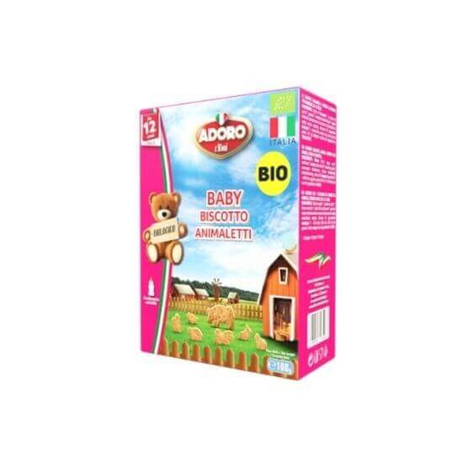 Animal farm biscuits, 100g, +12 months, Adoro