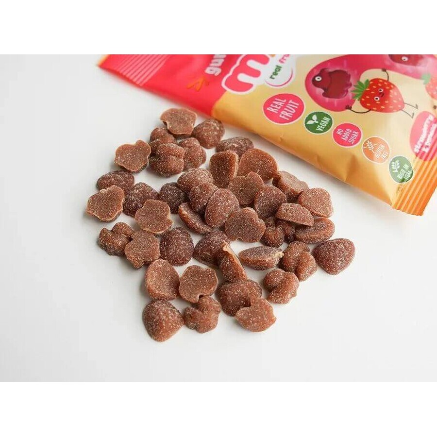 Mixit Gummy Mixies - Fragole e banane - caramelle gommose naturali 35 g