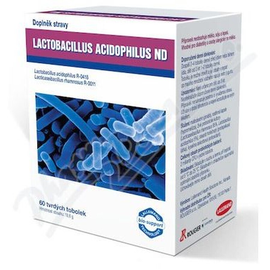 Lactobacillus acidophilus ND 60 capsule