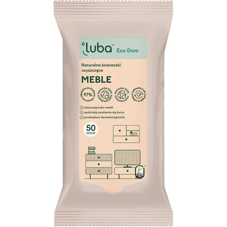 Luba EKO Salviette detergenti naturali - Mobili 50 pz.