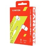 Canyon EPM-1 cuffie stereo, auricolari, bianco