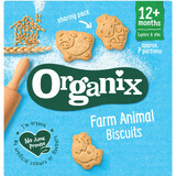 Organic biscuits animalute Goodies, +12 months, 100 g, Organix