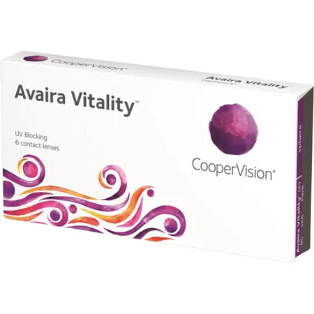 Avaira Vitality Lenti a contatto +8,00 dpt, 6 pz.