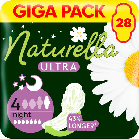 Naturella Ultra Night taglia 4 assorbenti con ali 28 pz.