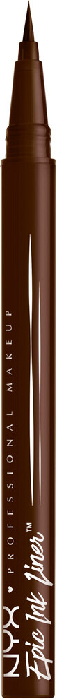 NYX Professional Makeup Epic Ink Liner, eyeliner waterproof - Cioccolato al latte