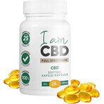 Io sono CBD Spettro completo CBD CBD 1 500 mg 60 capsule