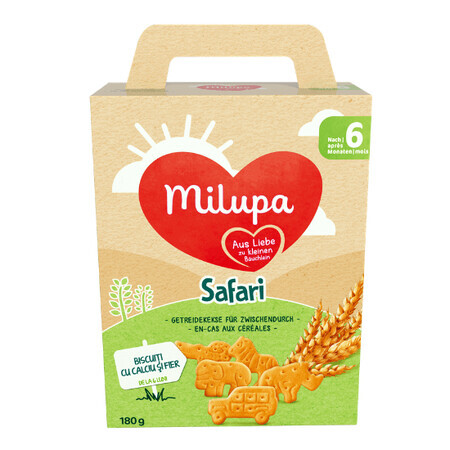 Biscotti Safari, +6 mesi, 180 g, Milupa