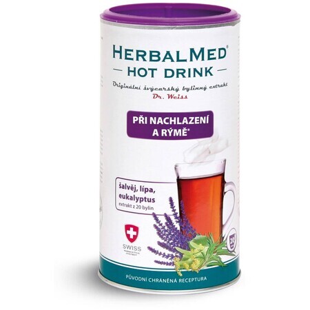 HerbalMed Dr.Weiss Bevanda calda - Apparato respiratorio e immunità 180 g