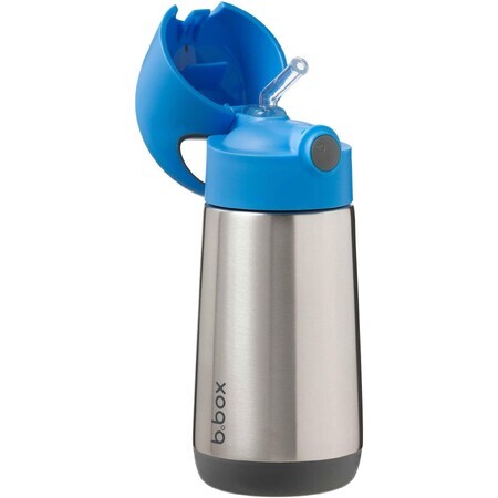 B. box Thermos con cannuccia blu/grigio 350 ml