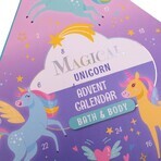 Calendario dell'Avvento Accentra Magic Unicorn and Mermaid in scatola a forma di diamante (bifacciale), 24 sorprese