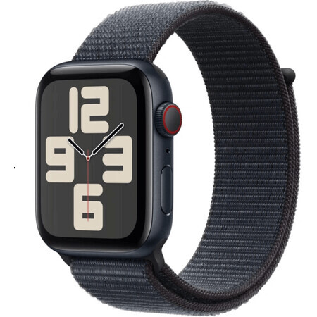 Apple Watch SE GPS + Cellular 40mm carcasă din aluminiu Midnight cu bucla sport Ink