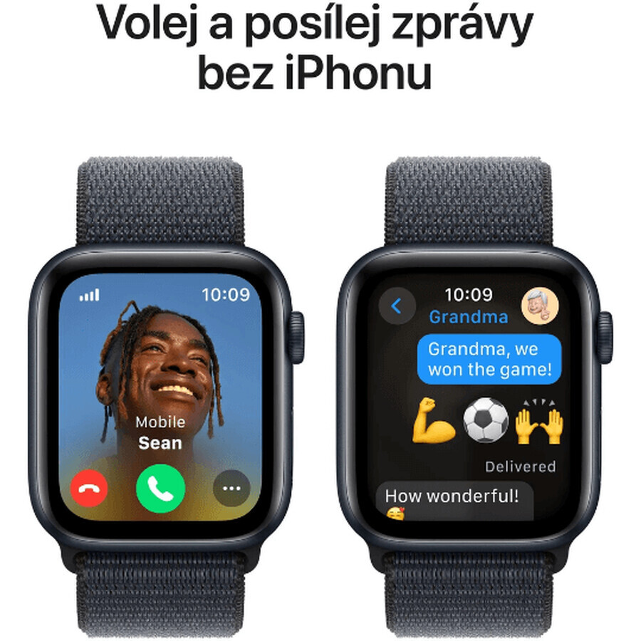 Apple Watch SE GPS + Cellular 40mm carcasă din aluminiu Midnight cu bucla sport Ink