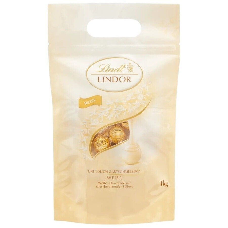 Lindt Lindor Lindor praline di cioccolato bianco 1000 g