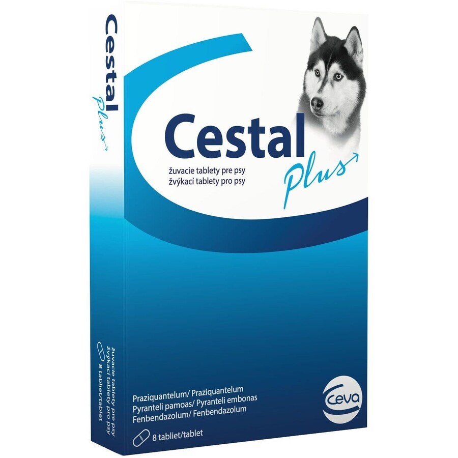 Cestal Plus compresse masticabili per cani 8 pz.