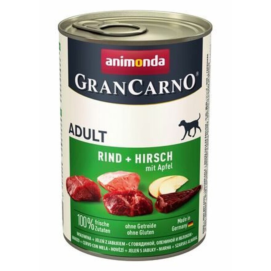 Animonda Carne di manzo in scatola + cervo + mela 400 g