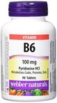 Webber Naturals Vitamina B6 (piridossina) 100 mg, 90 compresse