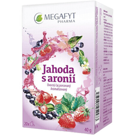 Megafyt Fragole con aronia bustina 20 x 2 g