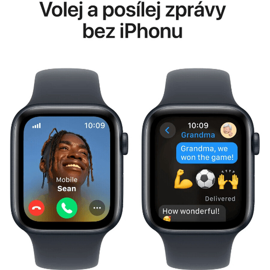 Apple Watch SE GPS + Cellular 40 mm Cassa in alluminio da mezzanotte con fascia sportiva da mezzanotte - M/L