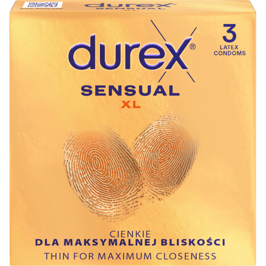 Durex Sensual XL 3 pz.