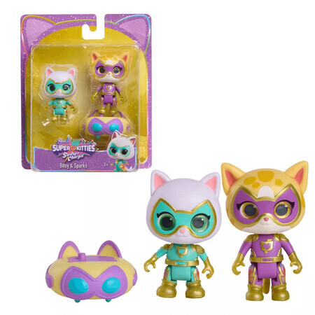 Play set with 2 figures and accessories, +3 years, Diverse Models, SuperKitties