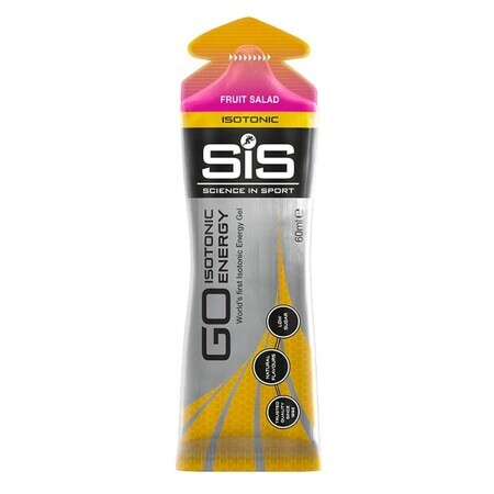 Gel energizzante isotonico Go Isotonic Fruit Salad, 60 ml, Sis