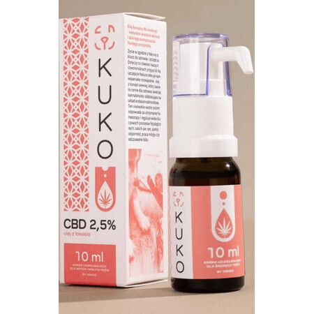 Olio di CBD al 2,5% per cani e gatti di piccola taglia - 10ml KUKO Salmon Oil di Yango