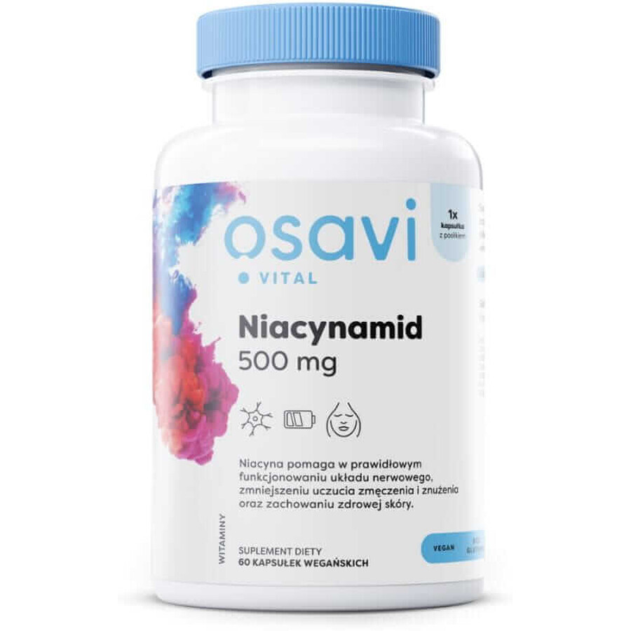 Niacinamida Osavi 500 mg (60 cápsulas)