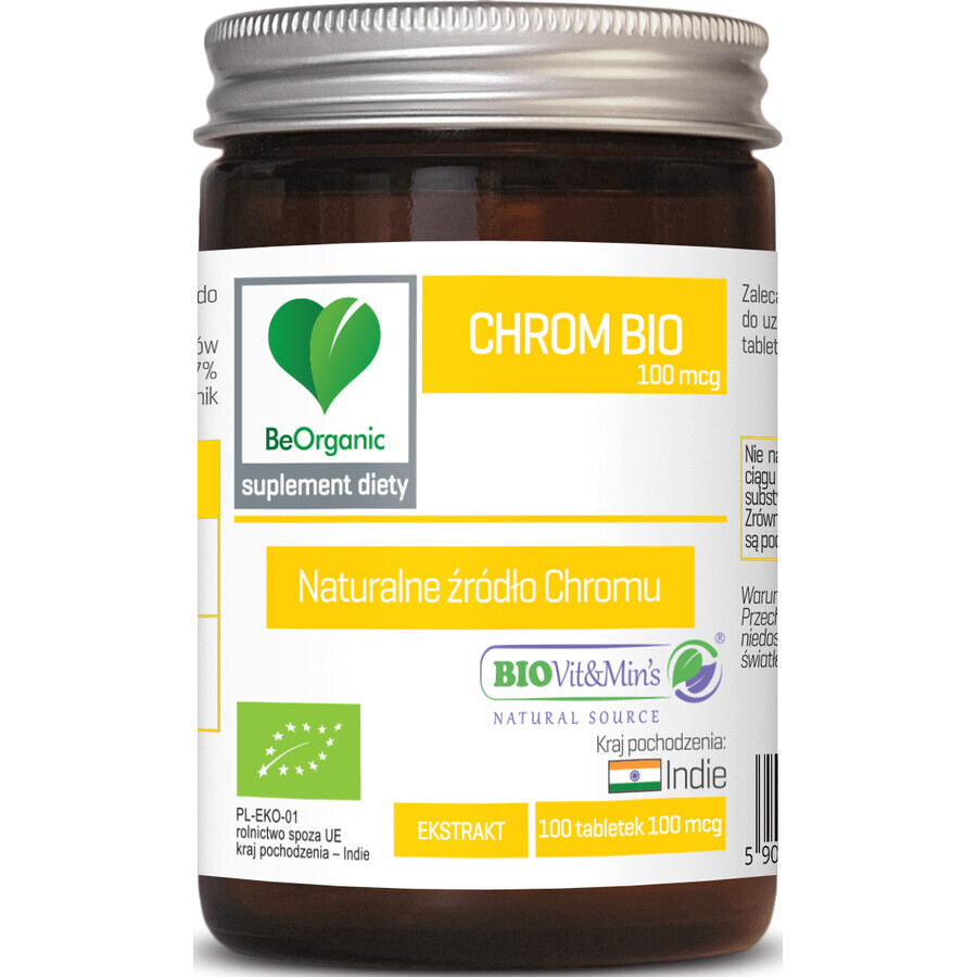 BeOrganic Cromo Bio 100mcg 100 compresse