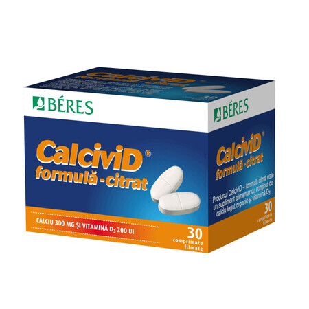 Calcivid citrate, 30 tablets, Beres