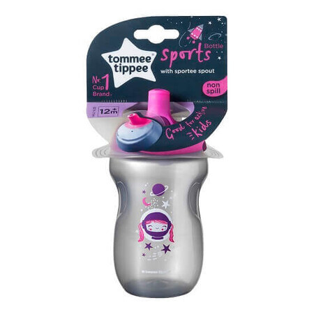 Mok Sports Explora Cosmos Meisje, 12 maanden+, 300 ml, Tommee Tippee