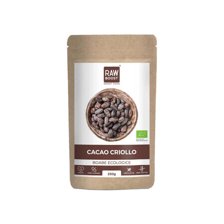 Organic cocoa beans, 250 g, RawBoost