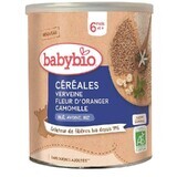 Cereali ecologici con verbena, fiori d'arancio e camomilla, 220 gr, Babybio