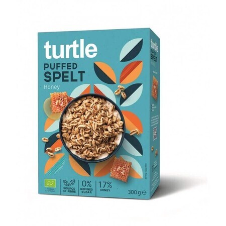 Eco cereali espansi con miele, 300g, Tartaruga