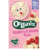 Cereal Musli Bio banana and raspberry, +10 months, 200 g, Organix