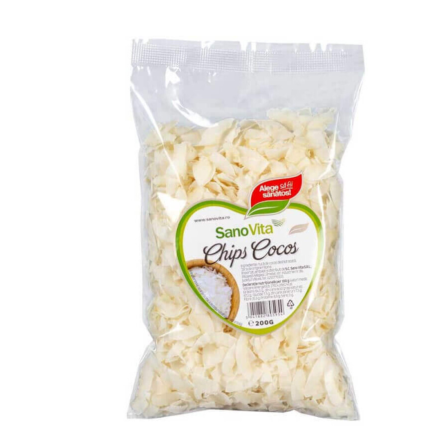 Copeaux de noix de coco, 200gr, Sanovita