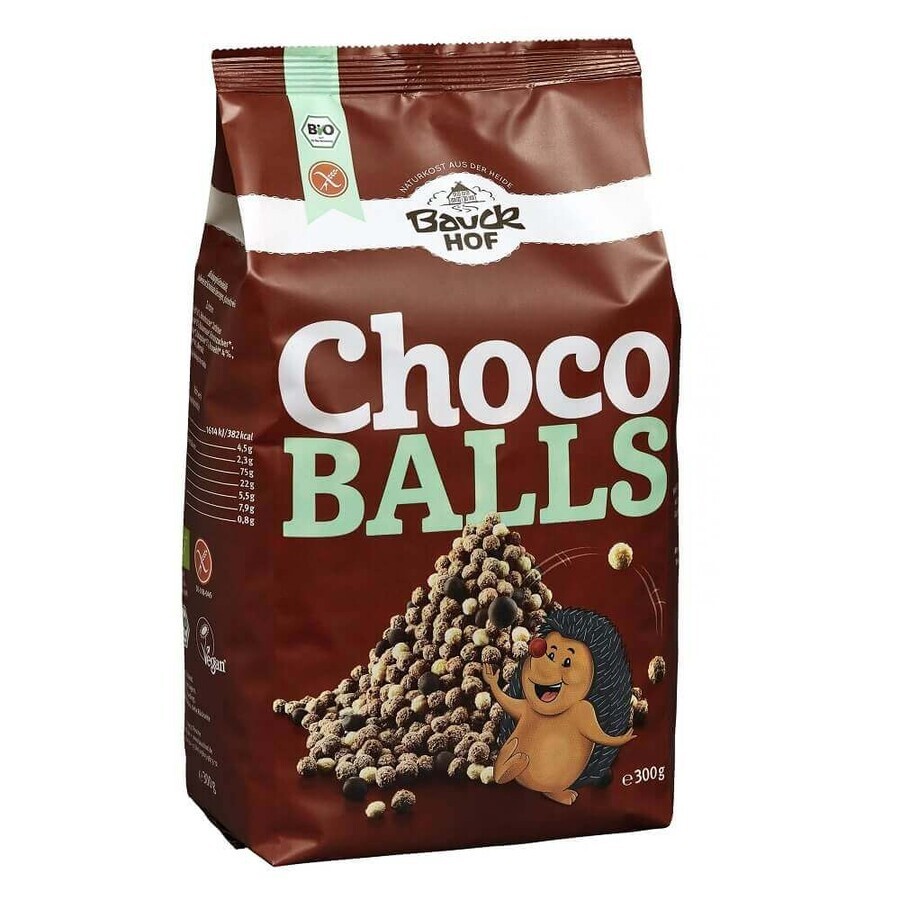 Choco Balls sin gluten, 300 gr, Bauckhof