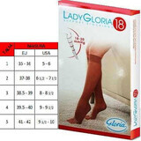 Compression stockings with open toe Sahara, No. 1, LadyGloria