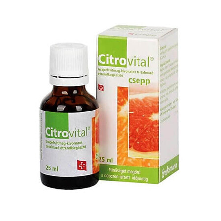 Citrovital gocce con estratto di semi di pompelmo, 25 ml, Herbavit