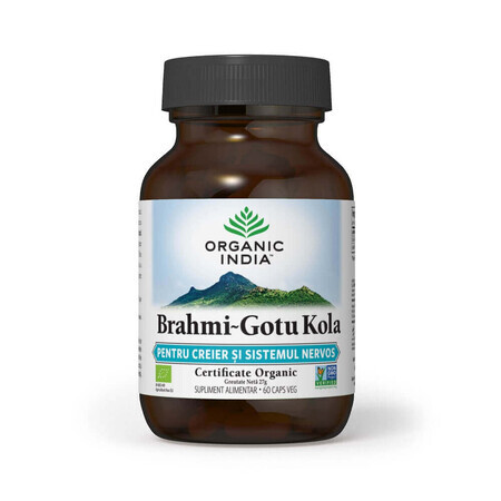 Brahmi Gotu Kola, 60 capsules, Organic India