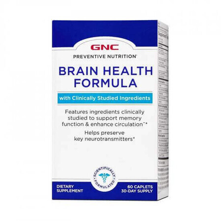 Brain Health Formula Preventive Nutrition (714112), 60 Tabletten, GNC