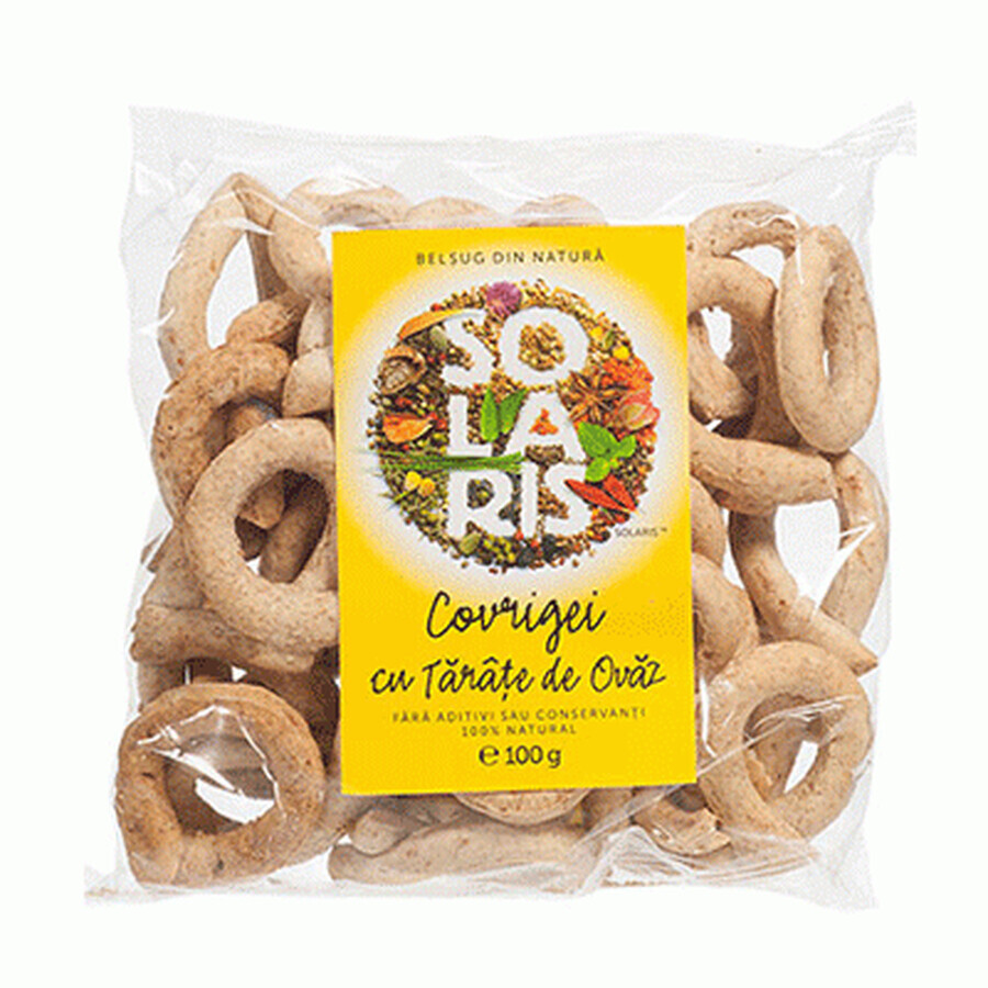 Oatmeal pretzels, 100 g, Solaris