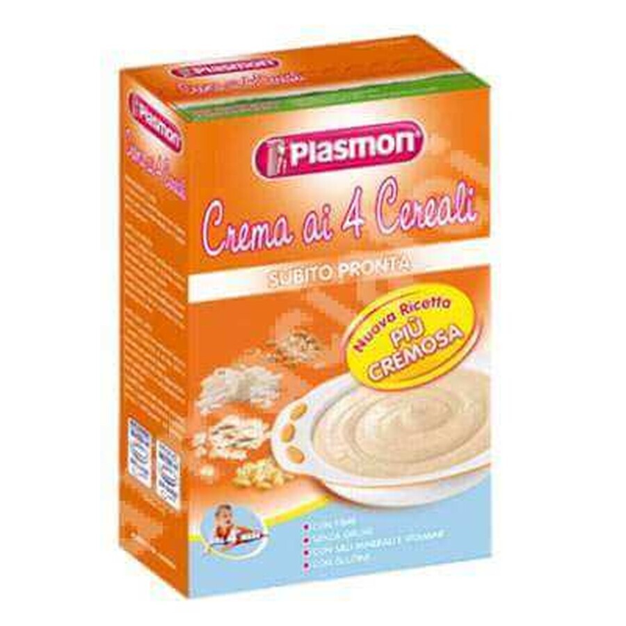 Crema di 4 grani, +4 mesi, 230 g, Plasmon