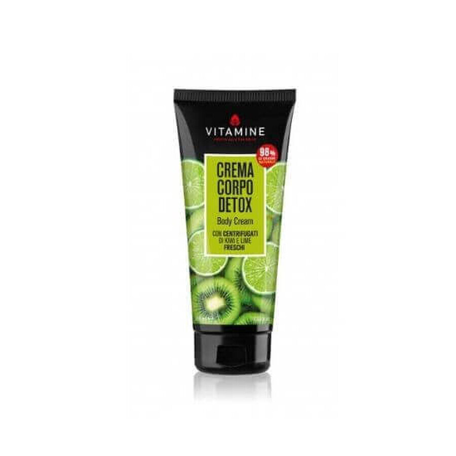 Crema corpo, detox, Kiwi e lime, 200ml, Vitamine