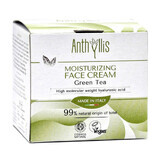 Moisturizing face cream with green tea, vegan, 50ml, Anthyllis